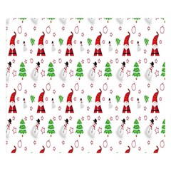 Santa-claus Double Sided Flano Blanket (small)  by nateshop