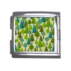 Seamless-forest-pattern-cartoon-tree Mega Link Italian Charm (18mm)