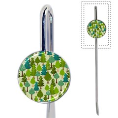 Seamless-forest-pattern-cartoon-tree Book Mark by nateshop