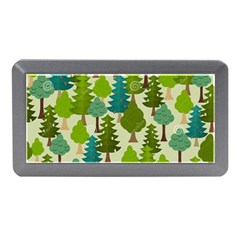 Seamless-forest-pattern-cartoon-tree Memory Card Reader (mini) by nateshop