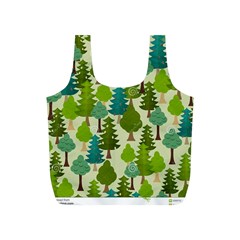 Seamless-forest-pattern-cartoon-tree Full Print Recycle Bag (s) by nateshop