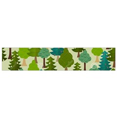 Seamless-forest-pattern-cartoon-tree Small Flano Scarf by nateshop