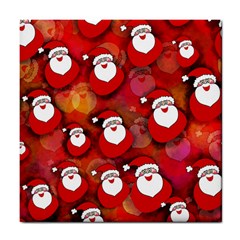 Seamless-santa Claus Tile Coaster by nateshop