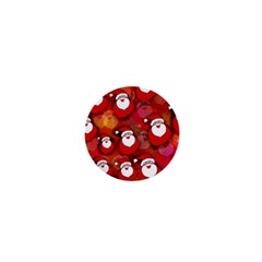 Seamless-santa Claus 1  Mini Buttons by nateshop