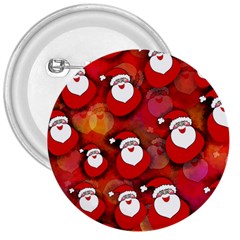 Seamless-santa Claus 3  Buttons by nateshop