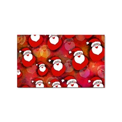 Seamless-santa Claus Sticker (rectangular) by nateshop