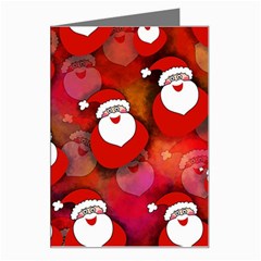 Seamless-santa Claus Greeting Card by nateshop