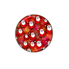 Seamless-santa Claus Hat Clip Ball Marker (10 Pack) by nateshop