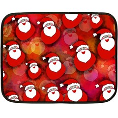 Seamless-santa Claus Fleece Blanket (mini) by nateshop