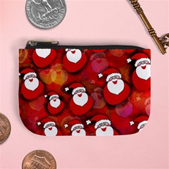 Seamless-santa Claus Mini Coin Purse by nateshop