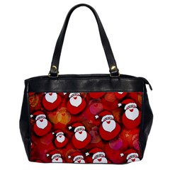 Seamless-santa Claus Oversize Office Handbag by nateshop