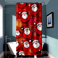 Seamless-santa Claus Shower Curtain 36  X 72  (stall)  by nateshop