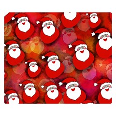 Seamless-santa Claus Double Sided Flano Blanket (small)  by nateshop