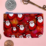 Seamless-santa Claus Large Coin Purse Front