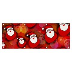 Seamless-santa Claus Banner And Sign 8  X 3  by nateshop