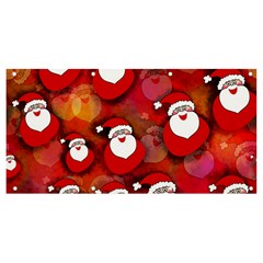 Seamless-santa Claus Banner And Sign 8  X 4  by nateshop