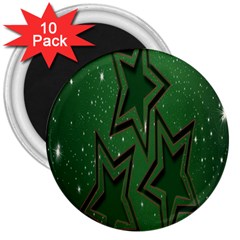 Starchristmas 3  Magnets (10 Pack)  by nateshop