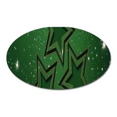 Starchristmas Oval Magnet by nateshop