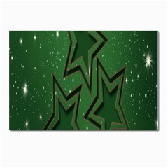 Starchristmas Postcard 4 x 6  (pkg Of 10) by nateshop