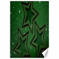 Starchristmas Canvas 12  X 18  by nateshop