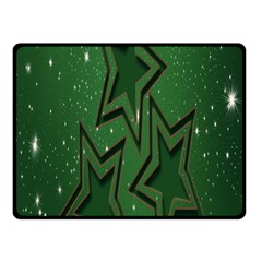 Starchristmas Double Sided Fleece Blanket (small)  by nateshop