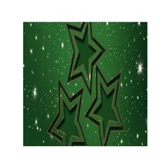 Starchristmas Square Satin Scarf (30  X 30 ) by nateshop