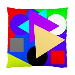 Shape Colorful Creativity Abstract Pattern Standard Cushion Case (two Sides)