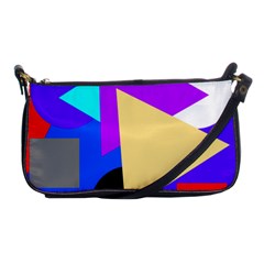 Shape Colorful Creativity Abstract Pattern Shoulder Clutch Bag by Ravend