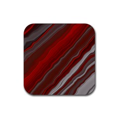 Colored Pattern Bokeh Blurred Blur Rubber Coaster (square) by Ravend