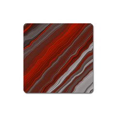 Colored Pattern Bokeh Blurred Blur Square Magnet by Ravend