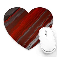 Colored Pattern Bokeh Blurred Blur Heart Mousepad by Ravend