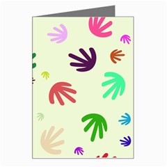 Doodle Squiggles Colorful Pattern Greeting Card by Ravend