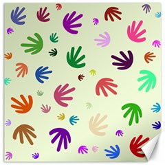 Doodle Squiggles Colorful Pattern Canvas 20  X 20  by Ravend