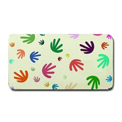 Doodle Squiggles Colorful Pattern Medium Bar Mat by Ravend