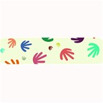 Doodle Squiggles Colorful Pattern Large Bar Mat 32 x8.5  Bar Mat