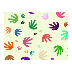 Doodle Squiggles Colorful Pattern Double Sided Flano Blanket (mini)  by Ravend