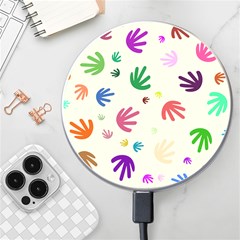 Doodle Squiggles Colorful Pattern Wireless Charger by Ravend