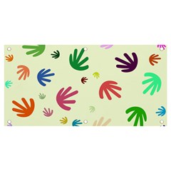 Doodle Squiggles Colorful Pattern Banner And Sign 4  X 2 