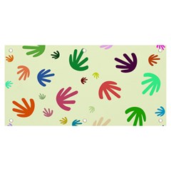 Doodle Squiggles Colorful Pattern Banner And Sign 6  X 3 