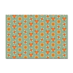 Wallpaper Background Floral Pattern Sticker A4 (10 Pack)