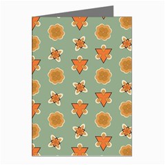 Wallpaper Background Floral Pattern Greeting Cards (pkg Of 8) by Ravend