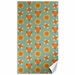 Wallpaper Background Floral Pattern Canvas 40  X 72 