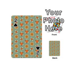 Wallpaper Background Floral Pattern Playing Cards 54 Designs (mini) by Ravend