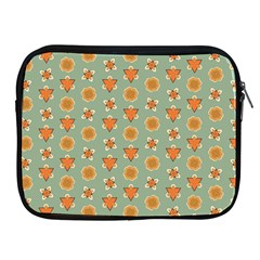 Wallpaper Background Floral Pattern Apple Ipad 2/3/4 Zipper Cases by Ravend