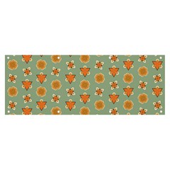 Wallpaper Background Floral Pattern Banner And Sign 8  X 3 