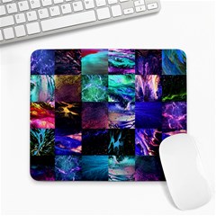 Patchwork Decorative Decor Tile Large Mousepad by Ravend