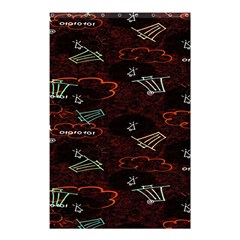 Geometric Pattern Recycle Bin Shower Curtain 48  X 72  (small)  by Ravend