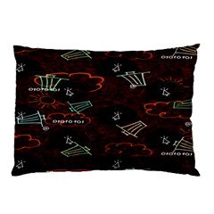 Geometric Pattern Recycle Bin Pillow Case (two Sides) by Ravend