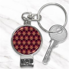 Background Pattern Icon Design Nail Clippers Key Chain