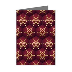 Background Pattern Icon Design Mini Greeting Card by Ravend